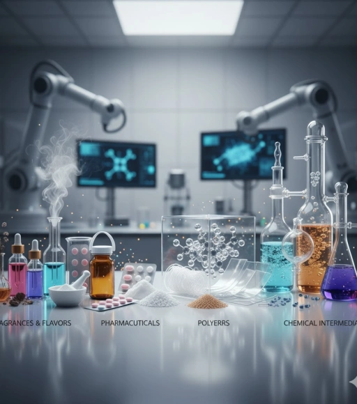 향과 맛, 의약품, 살충제, 특수 중합체